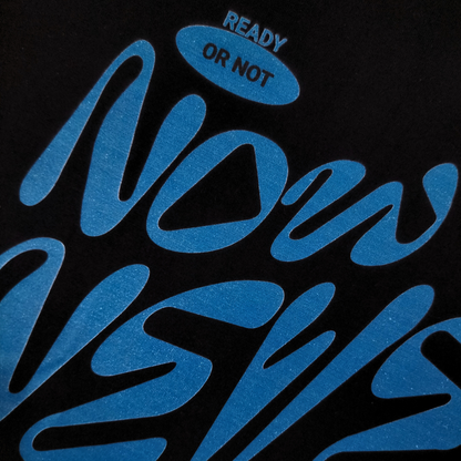 NOW OR NEVER OVERSIZED T-SHIRT