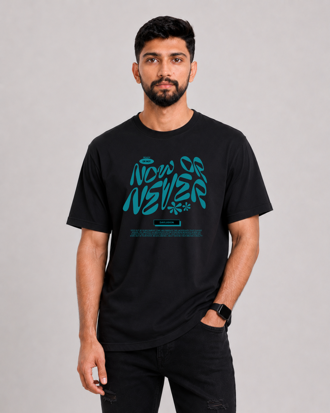 Now or Never Oversized Tee
